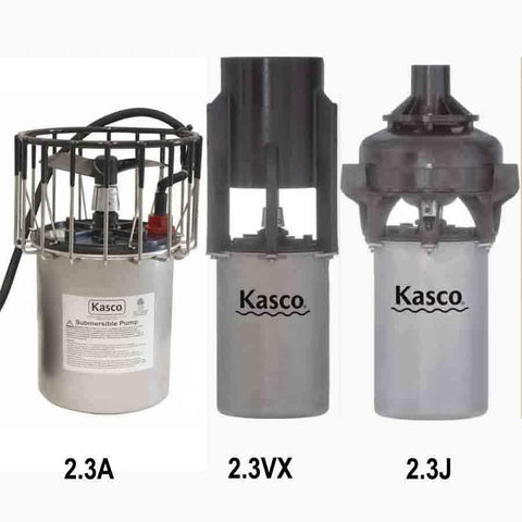 Kasco 3-Phase 2HP Replacement Motor 2.3A 2.3VX and 2.3J