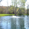 Image of Kasco 1/2HP Surface Aerator 2400AF Operating in a Pond