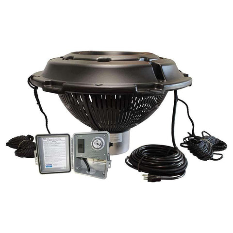 Kasco 1/2HP Aerating Fountain 2400VFX  Complete with Float Bottom Screen Control Panel Electrical Cord and Mooring Ropes