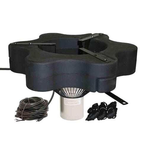 Kasco 3-Phase 2HP Surface Aerator 2.3AF with Float Electrical Cord Bottom Screen and Mooring Ropes