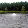 Image of Kasco 3/4HP Surface Aerator 3400AF Operating in a Pond with Trees at  the Back 115V/230V