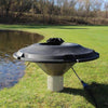 Image of Kasco 3HP Decorative Fountain 3.1JF 3.3JF with Float and Bottom Screen out of the Water