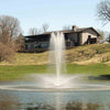 Image of Kasco 3HP Decorative Fountain 3.1JF 3.3JF with Linden Pattern Operating in a Pond