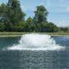 Image of Kasco 3-Phase 5HP Surface Aerator 5.3AF 230V Operating in a Pond with Trees at the Back
