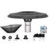 Image of Kasco 5HP Decorative Fountain 5.1JF 5.3JF 230V with Float Bottom Screen Control Panel Nozzles and Mooring Ropes