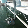 Image of Kasco De-Icer Attached to a Universal Dock Mount on a Dock