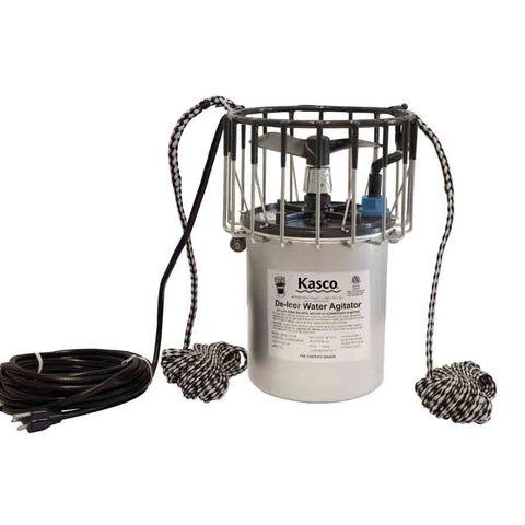 Kasco 3/4HP De-Icer 3400D with Electrical Cord and Mooring Ropes
