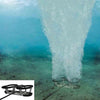 Image of Kasco Robust Aire Diffuser Assembly Kit with Stainless Steel Mount in  Action Underwater