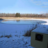 Image of Kasco Robust Aire Sub Surface Aeration System RA5 Operating Under Icy Water 
