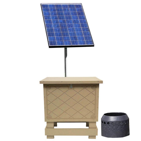Keeton Solaer® 1.1 Solar Lake Bed Aeration SB-1.1 SB-1.1+ Solar Panel with Cabinet and Diffuser