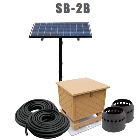 Keeton Solaer® 1.2 Solar Lake Bed Aeration SB-1.2 SB-1.2+ Solar Panel Cabinet Tubings and Diffusers