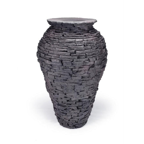 Aquascape Large Stacked Slate Urn Decorative Water Feature 98940