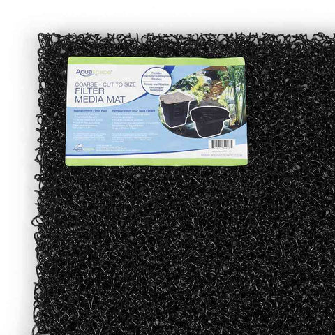 Aquascape Low Density Rigid Filter Mat 80003 Up Close with Leaflet