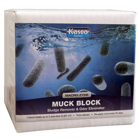 Kasco Macro-Zyme Timed Release 6lb Block Showing it in Packaging MZMB5