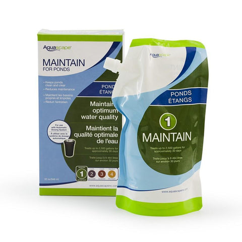 Aquascape Maintain for Ponds 96032 Water Treatments With Packaging