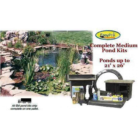 EasyPro Medium Pond Kit - Complete for 16' X 16' Pond EM1616FB