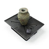 Image of Aquascape Medium Stacked Slate Urn 78207 Complete with Basin and Pump