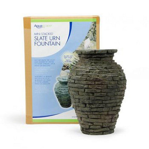 Aquascape Medium Stacked Slate Urn with Packaging 78207