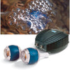 Image of Oase AquaOxy 450 Aeration Pump for Ponds Showing how it works 50041