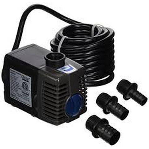 Oase Fountain Pump 525 GPH 45416 with Electrical Cord and Nozzle Adapters