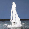 Image of Oase Frothy 1 inch Fountain Nozzle 53224 Sample Spray Pattern