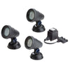 Image of Oase LunAqua Classic 3-Light Set Lights 56453 with Transformer and 3-way Splitter