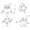 Image of Oase Nozzle - Rotating Nozzle 5 - 30 E for Oase Fountains 50473 Specifications