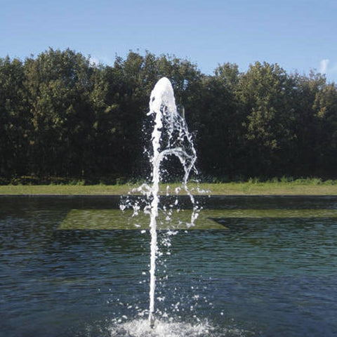 Oase Nozzle - Schaumsprudler 55 - 15 E for Oase Fountain 50987 Sample Installation in a Pond