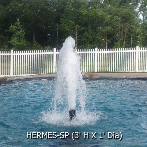 Power House Horizontal Fixed Base 1-HP Shallow Pond Hermes SP Pattern