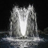 Image of Power House Horizontal Fixed Base 1/2 HP Shallow Pond Fountain Zeus Pattern with Lights