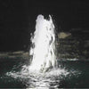 Image of Power House Horizontal Fixed Base 1/2 HP Shallow Pond Fountain Pontus Pattern with Lights
