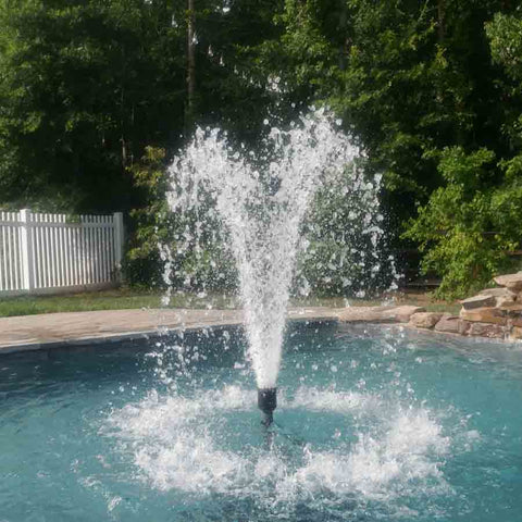 Power House Horizontal Fixed Base 1/2 HP Shallow Pond Fountain-fountain-Power House-Kinetic Water Features