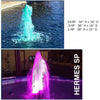 Image of Power House Horizontal Fixed Base 1/2 HP Shallow Pond Fountain Hermes SP Pattern