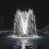 Image of Power House Vertical Fixed Base 1/3 HP Shallow Pond Fountain Pontus SP Pattern with Lights