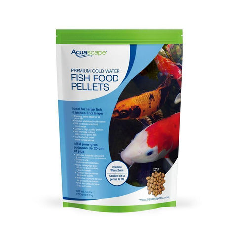 Aquascape Premium Cold Water Fish Food Large Pellets - 4.4 lbs 98872