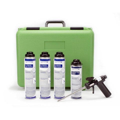 Aquascape Professional Foam Gun Kit with Green Case 3 Cannisters of Foam and 1 Cannister of Gun Cleaner  22013