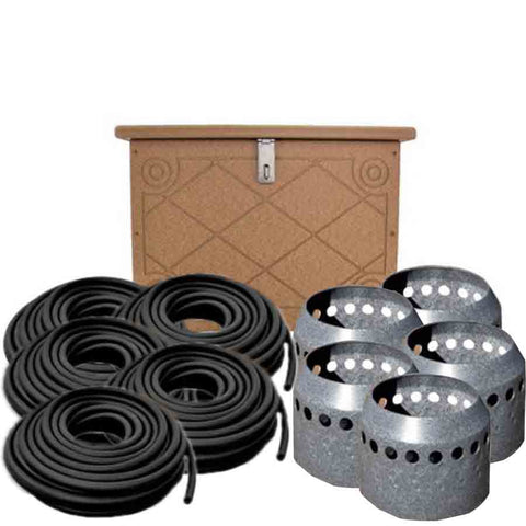 Keeton ProLake2 2.5 Aeration System (2) 1/2HP 5 Duraplate Diffusers - 115V/230V PL-2.5 Cabinet 5 Diffusers and 5 Tubing