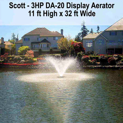 Scott 3HP DA-20 Display Aerator with Pattern Dimension