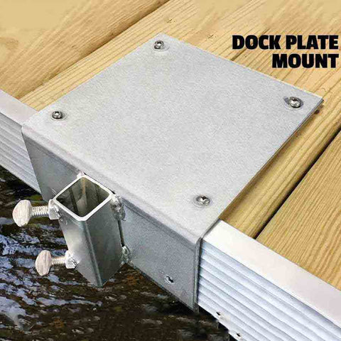 Dock Plate Mount for Scott Aquasweep Lake Muck Blaster