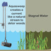 Image of Scott Aquasweep Dock Mounted Lake Muck Buster Showing The Effect to Stagnant Water 16000