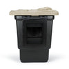 Image of Aquascape Signature Series 1000 Pond Skimmer Front View with Rock on Top 43022