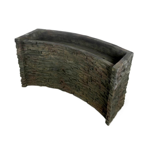 Aquascape Stacked Slate Spillway Wall 32" Landscape Fountain Kit Top View  78269