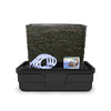 Image of Aquascape Stacked Slate Spillway Wall 32" Landscape Fountain Kit Complete with Tubing and Pump with Basin 78269