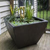 Image of Aquascape Textured Gray Slate 27"Patio Pond - 2 gal Sample Installation 78050