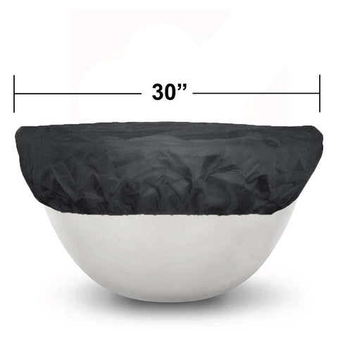 Top Fires Canvas Bowl Covers for Round Bowls by The Outdoor Plus  OPT-BCVR-30R on a 30-inch Luna Bowl