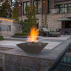 Image of Top Fires Square Concrete Maya Fire Bowl by The Outdoor Plus OPT-24SFO OPT-30SFO OPT-36SFO Sample Installation