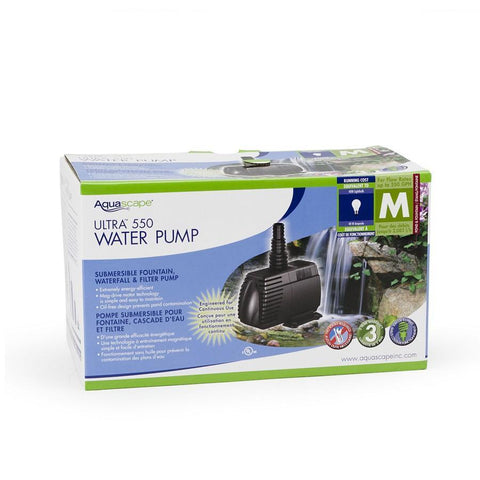 Aquascape Ultra 550 Water Pump Box Only 91006