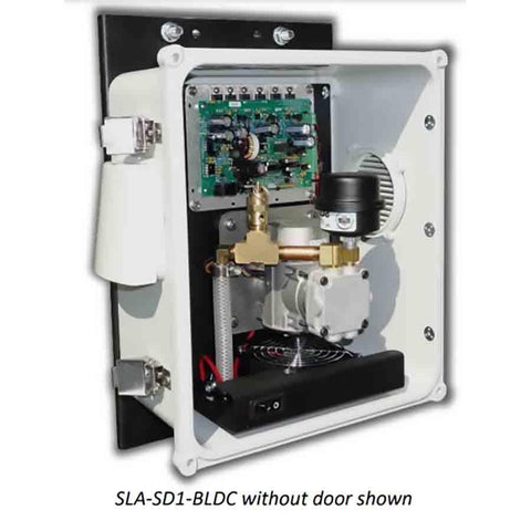 US Solar Mounts Subsurface Pond Aerator Kit - SLA-SD1-BLDC  Cabinet Cover Open