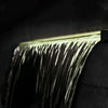 Image of EasyPro Vianti Falls - 23" Extended Lip Spillway kit w/ White LED HB23KWEX Sample Installation with Lights On