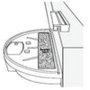 Image of EasyPro Vianti Falls 23" Wide Complete Spillway Kit HB23K Suggested Installation
